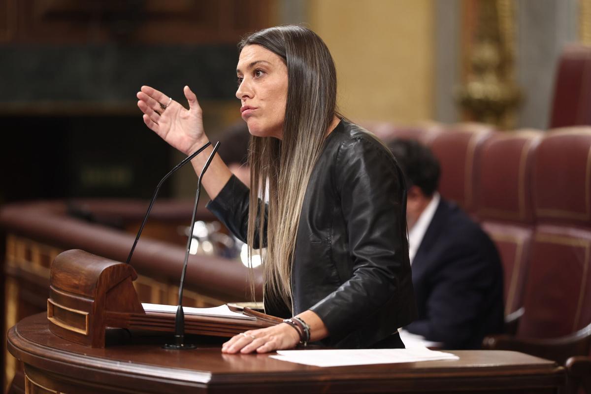 La portavoz de Junts en el Congreso, Miriam Nogueras