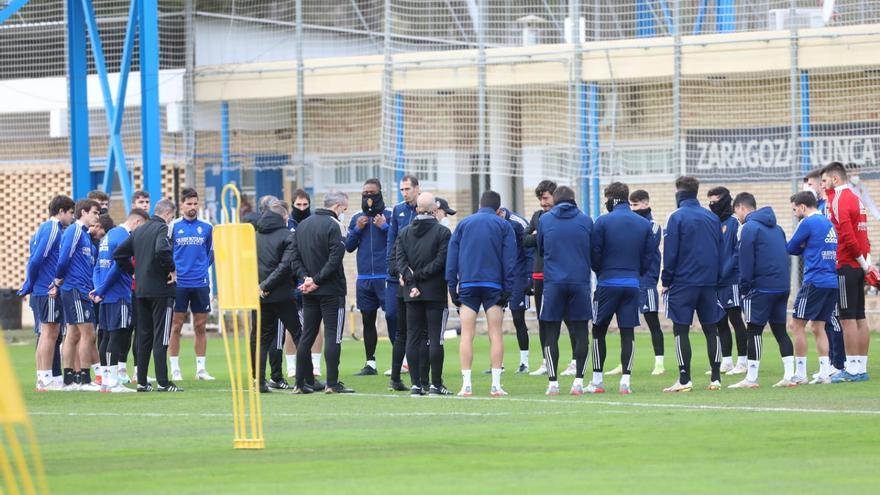 Fotogalería | El Real Zaragoza vuelve a los entrenamientos en grupo tras superar los test con el único positivo de Chavarría