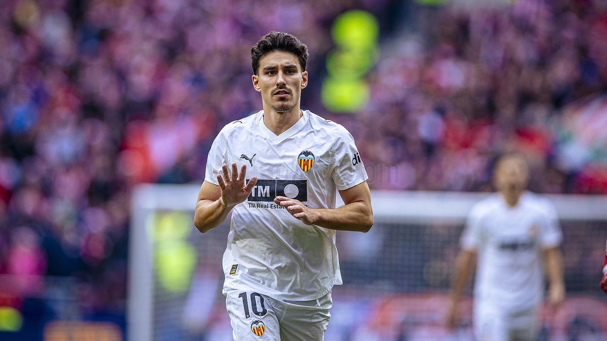 André Almeida con el Valencia CF