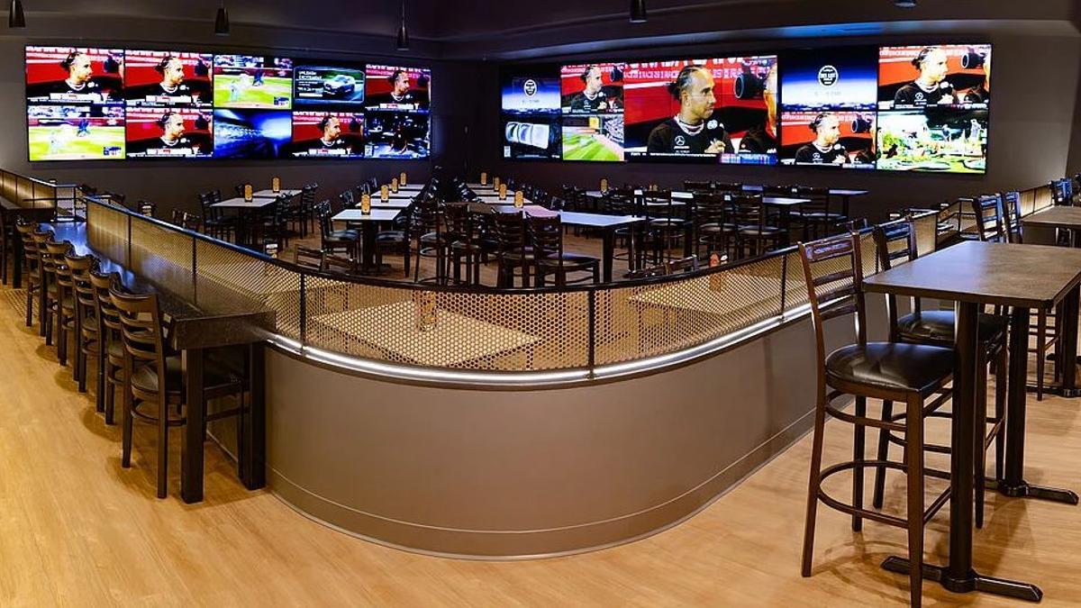 Imagen de un Sports Bar similar al que estará en el Estadio de la Cerámica.