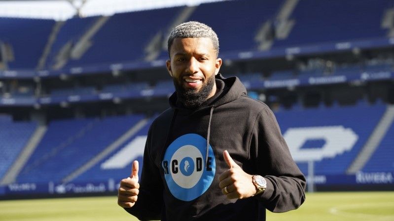 Vilhena, este jueves en el RCDE Stadium.