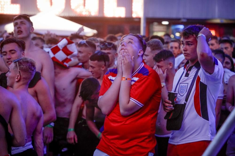 Croacia chafa la fiesta inglesa en Magaluf