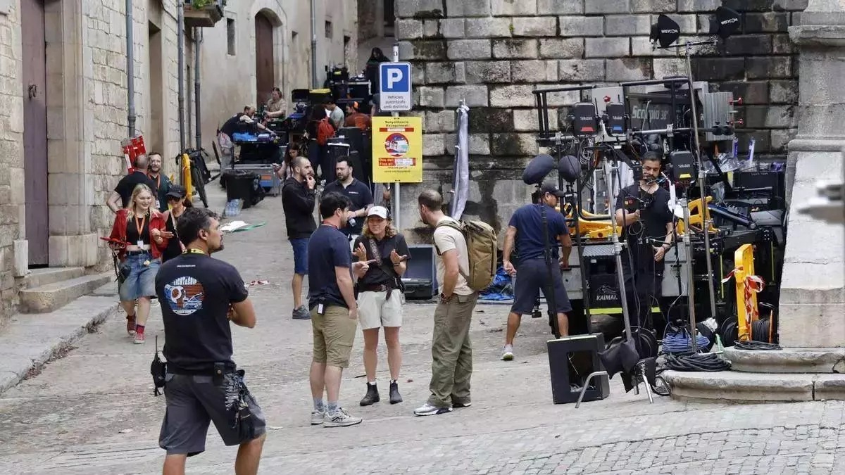 La serie de 'Tomb Raider' de Amazon Prime inicia su rodaje en Girona con gran expectación