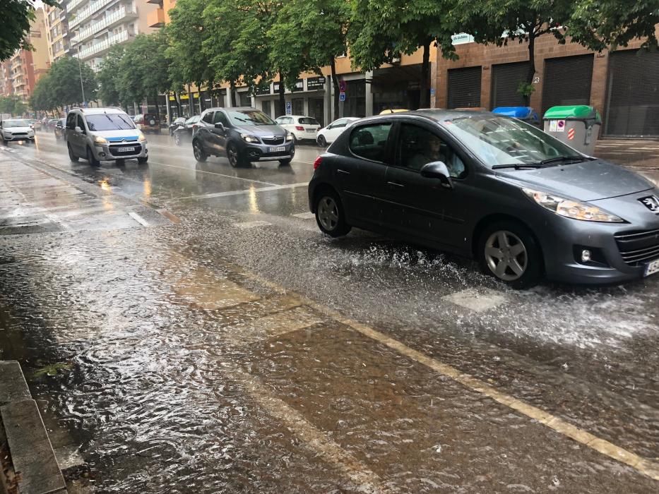Jornada de pluges a Girona