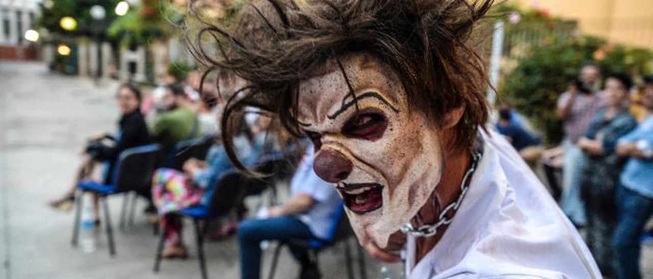 Una de las escenas del terror que se veían en la &#039;mansión&#039; de La Isleta.