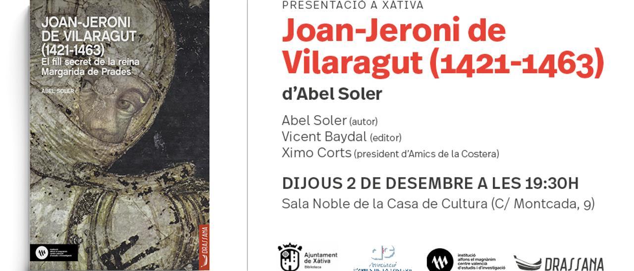 El historiador Abel Soler presenta su último libro en la Casa de la Cultura de Xàtiva
