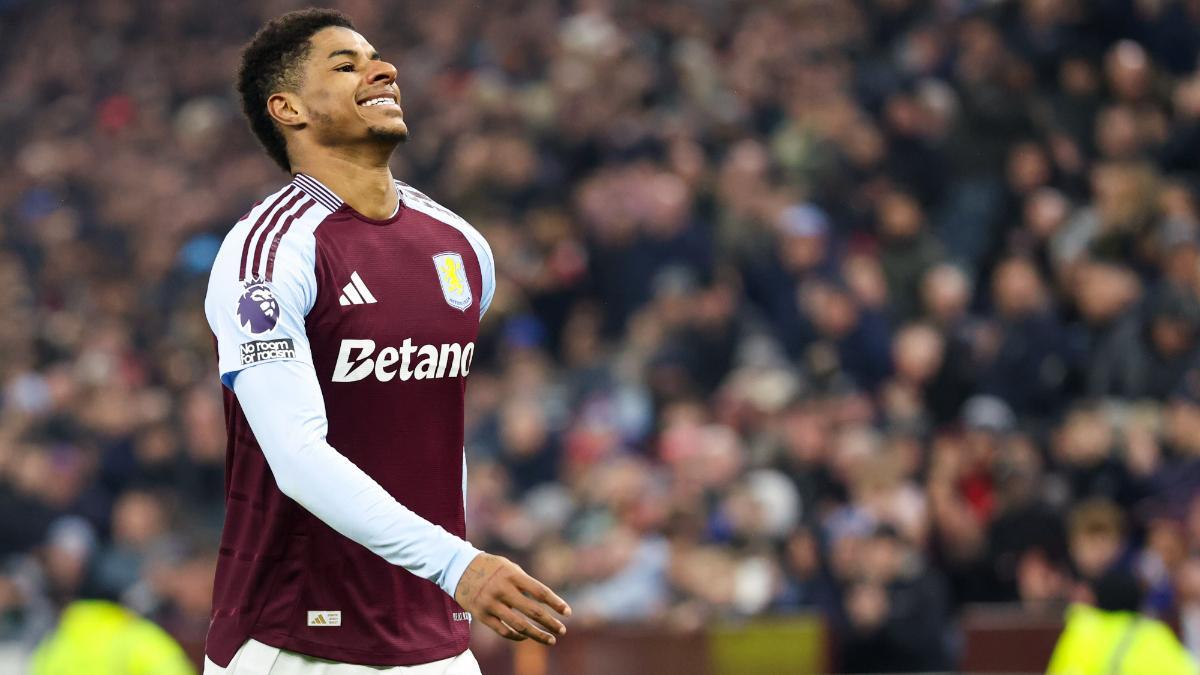 Rashford, en el duelo de Premier ante el Liverpool