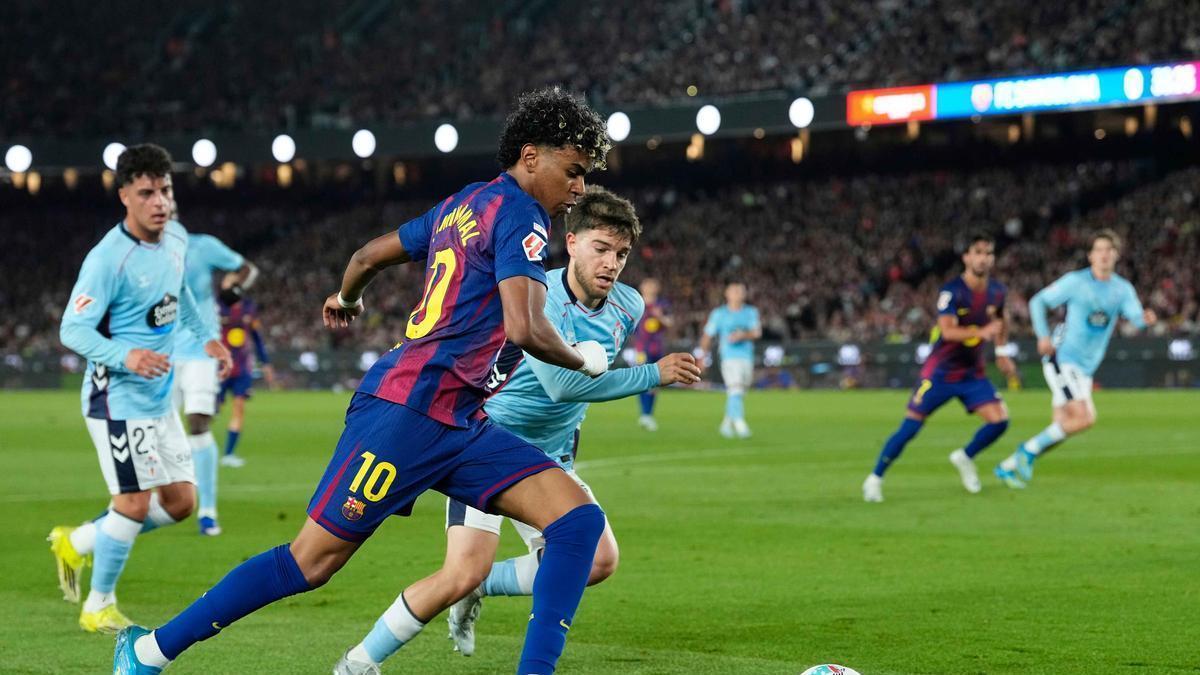 El Barcelona-Celta, en imágenes