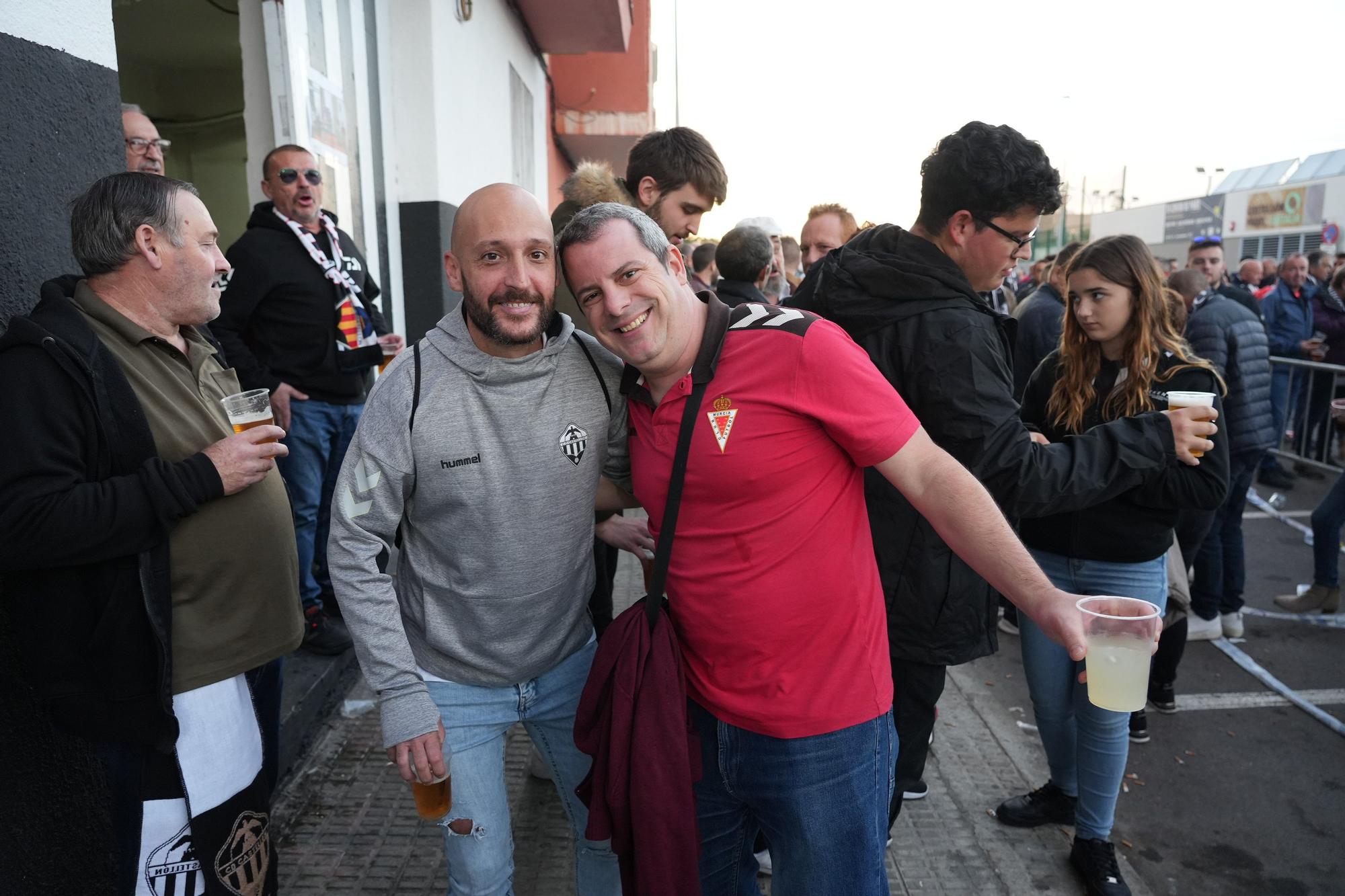 La afición del Castellón antes del partido