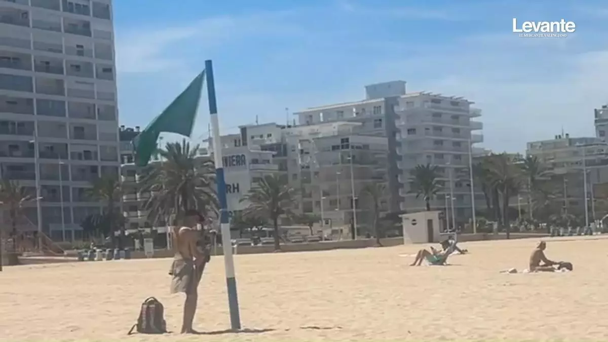 Denuncian un acto homófobo en la playa de Gandia tras arrancar varias banderas LGTBI durante la semana del Orgullo