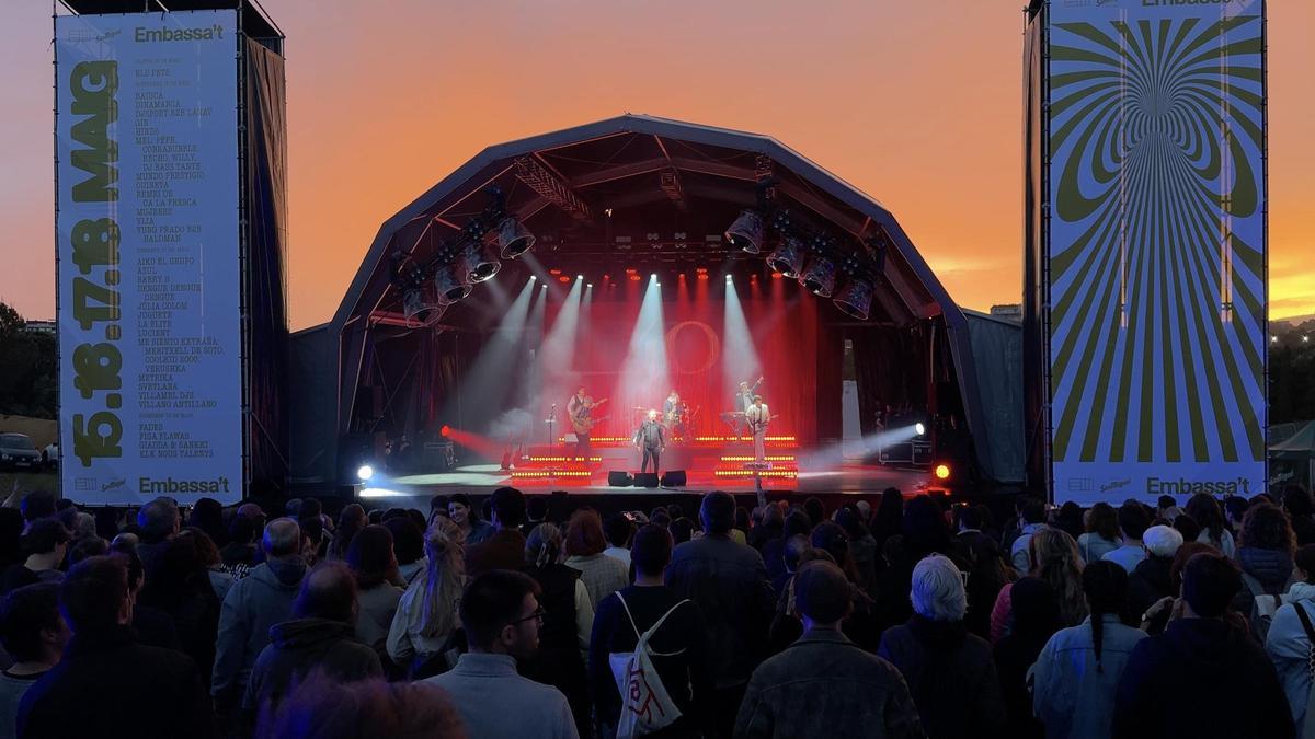Inauguración del festival Embassa't con el concierto de Pets