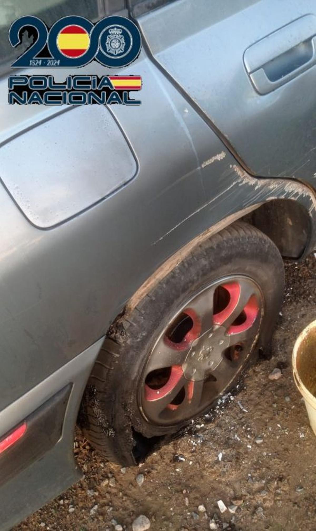 Vehículo afectado por la ignición.