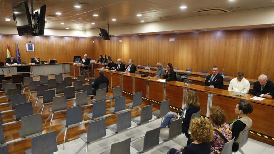 Imagen de una de las sesiones del segundo juicio por el crimen de Lucía Garrido..