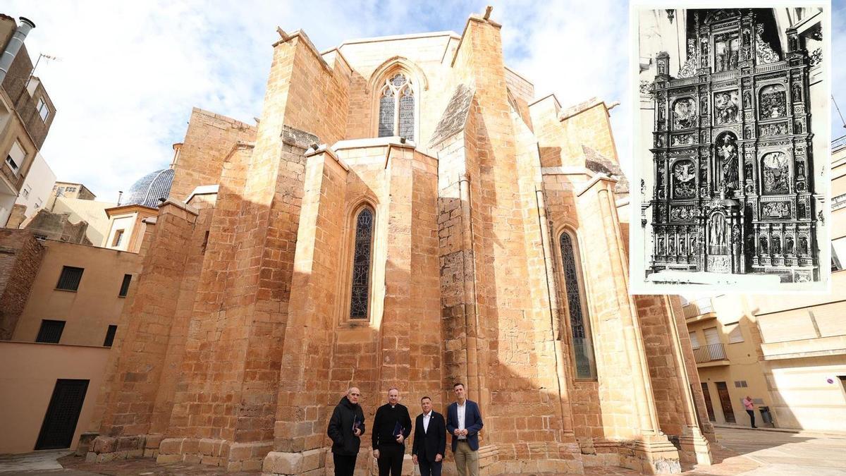 El retablo perdido de la basílica del Salvador volverá a la luz en Burriana 50 años después