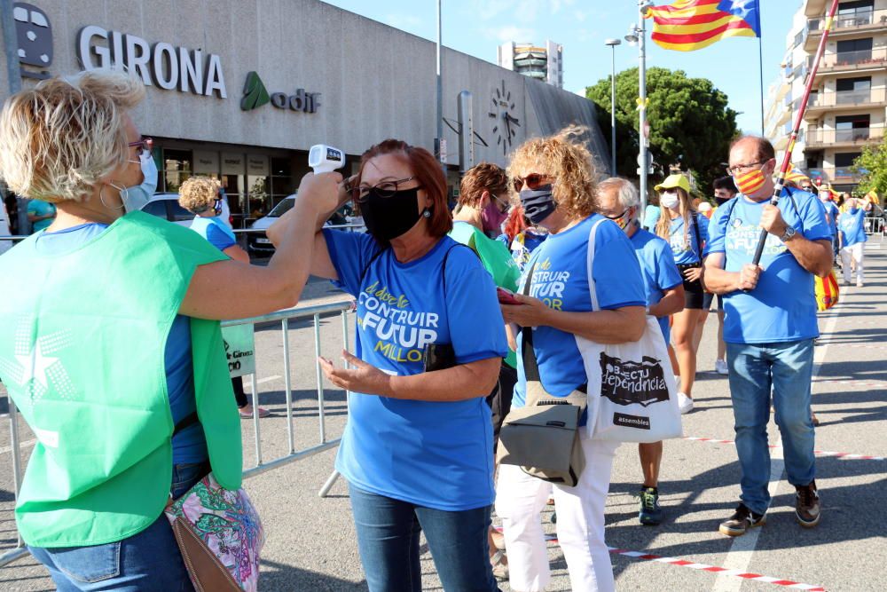 Concentració de l'ANC per la Diada a Girona