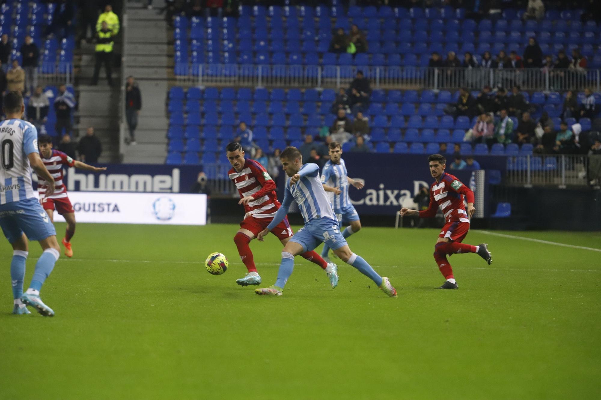 El Málaga CF - Granada CF, en imágenes