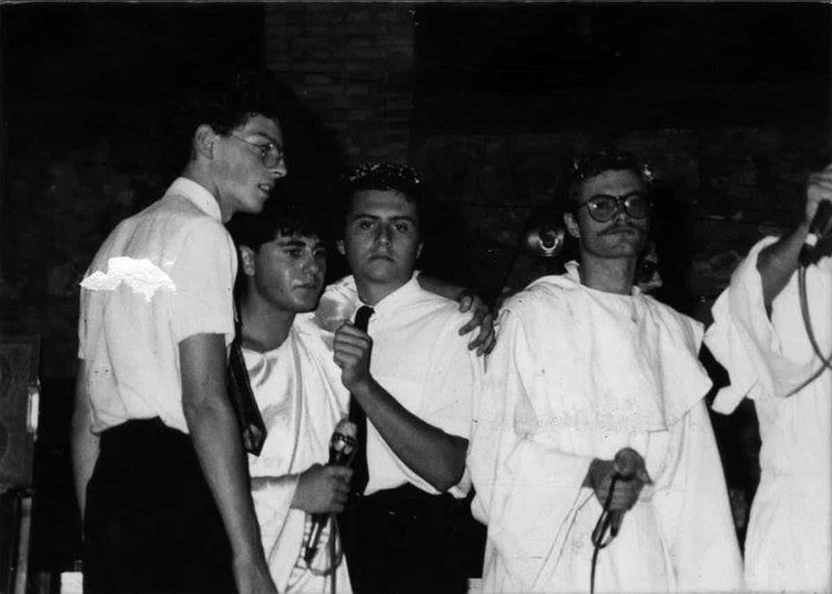 La banda valenciana en sus primeros años.