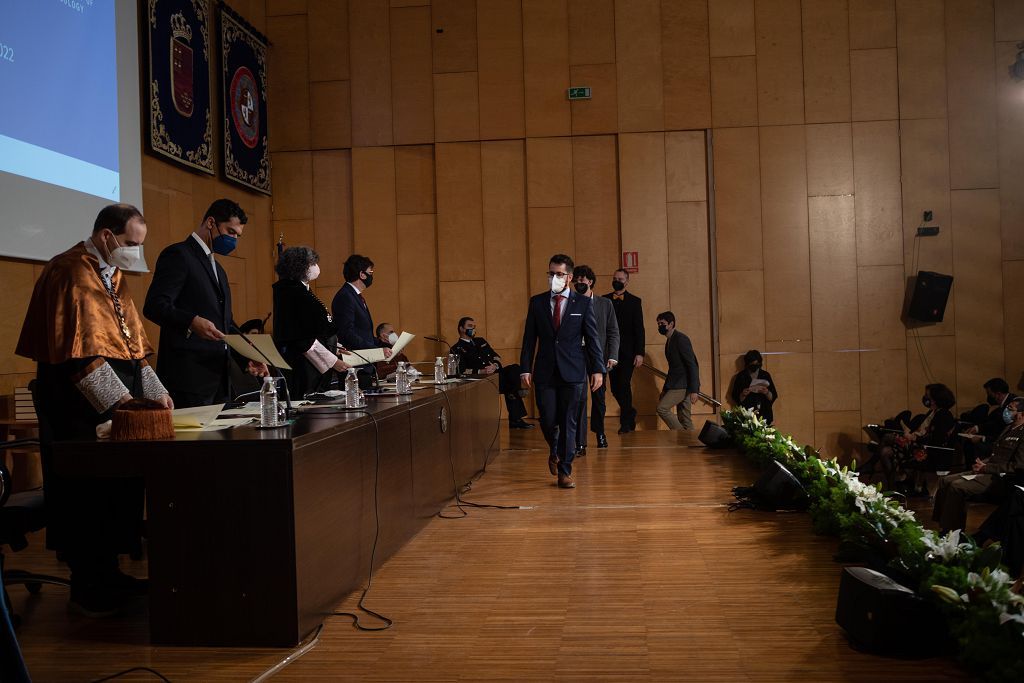 Acto por la fiesta de Santo Tomás de Aquino en la UPCT