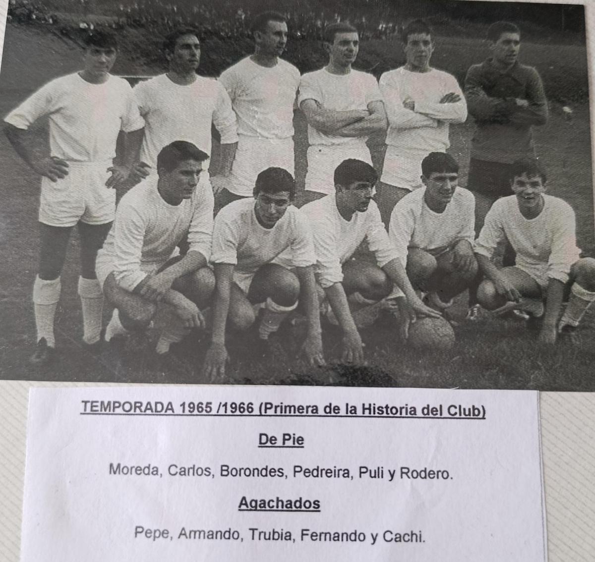 El primer equipo de la historia del club.
