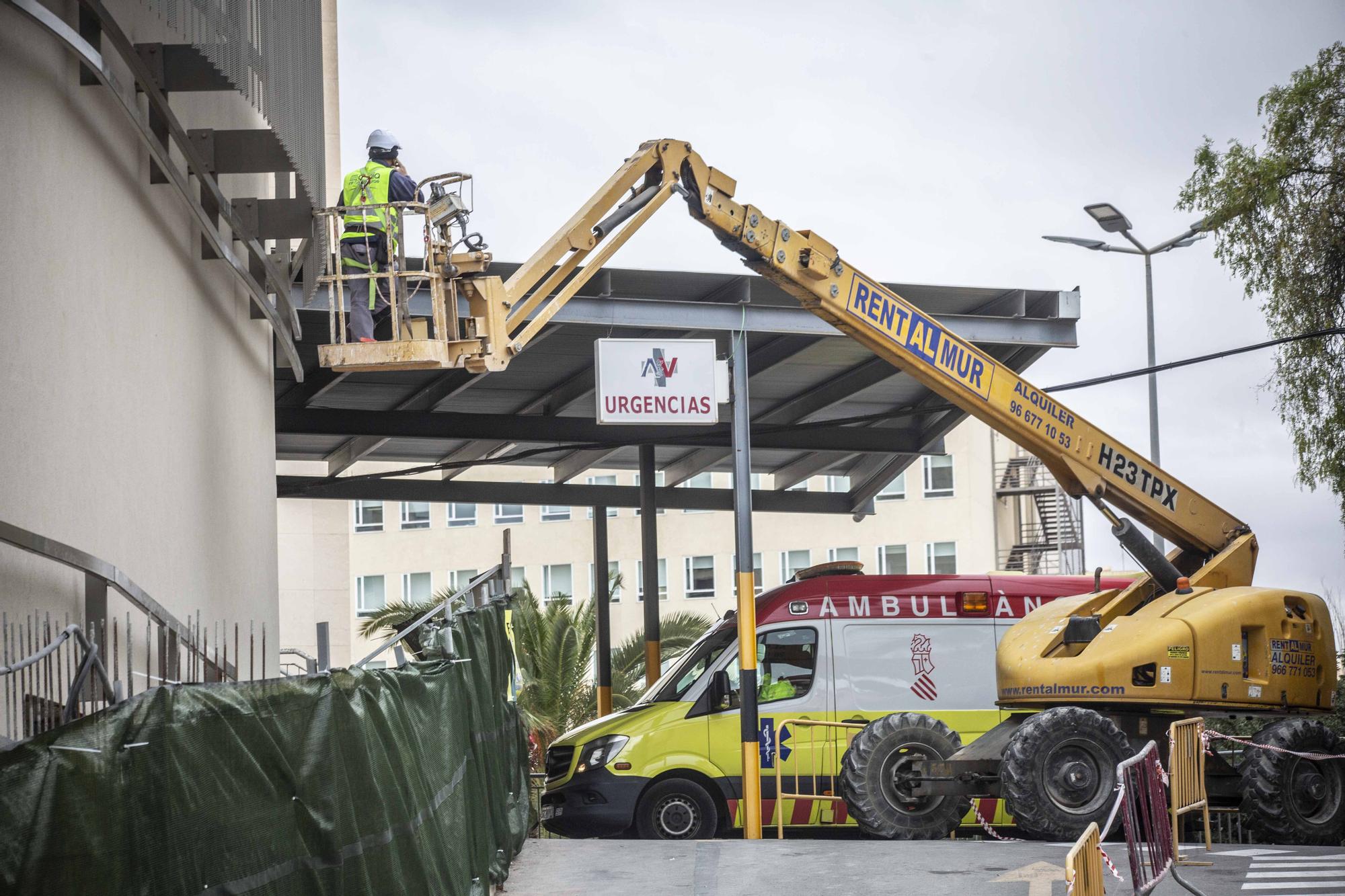 Así es la ampliación de Urgencias en el Hospital General de Alicante