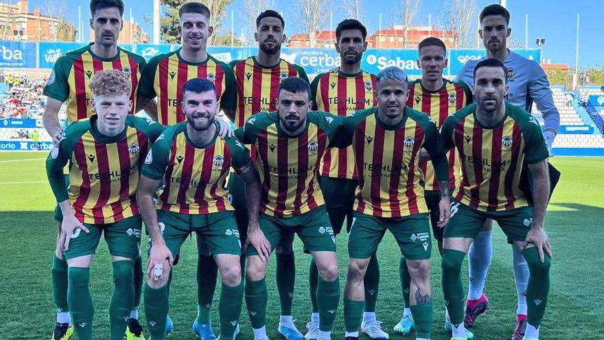 Once inicial del Castellón en Sabadell.