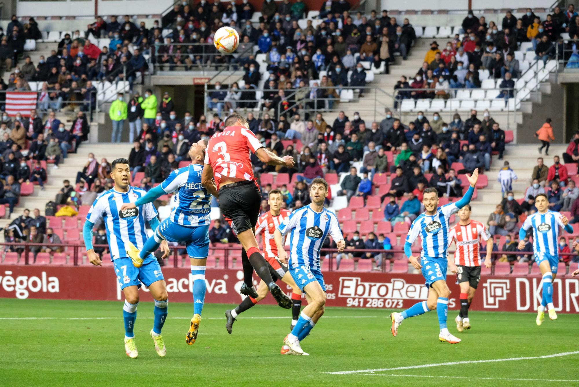 El Dépor le gana 0-1 a la UD Logroñés