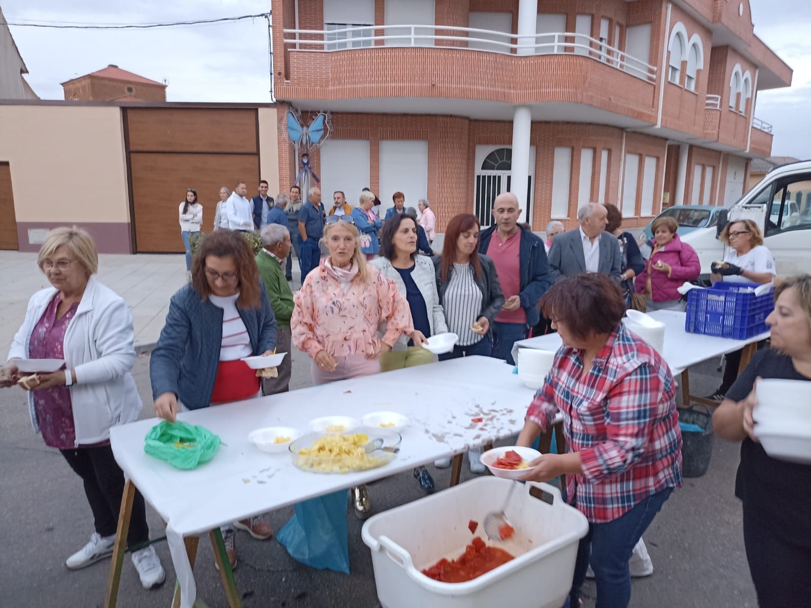 Pimentada popular en San Cristóbal de Entreviñas