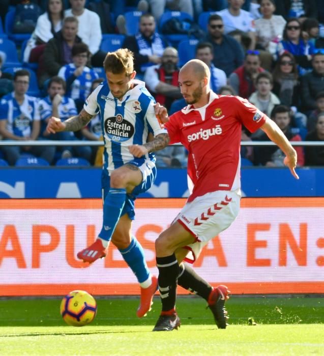 El Dépor no pasa del empate ante el Nàstic