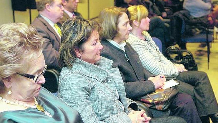 Público asistente ayer a las jornadas del Centro de Estudios Sella, en el auditorio Príncipe Felipe.