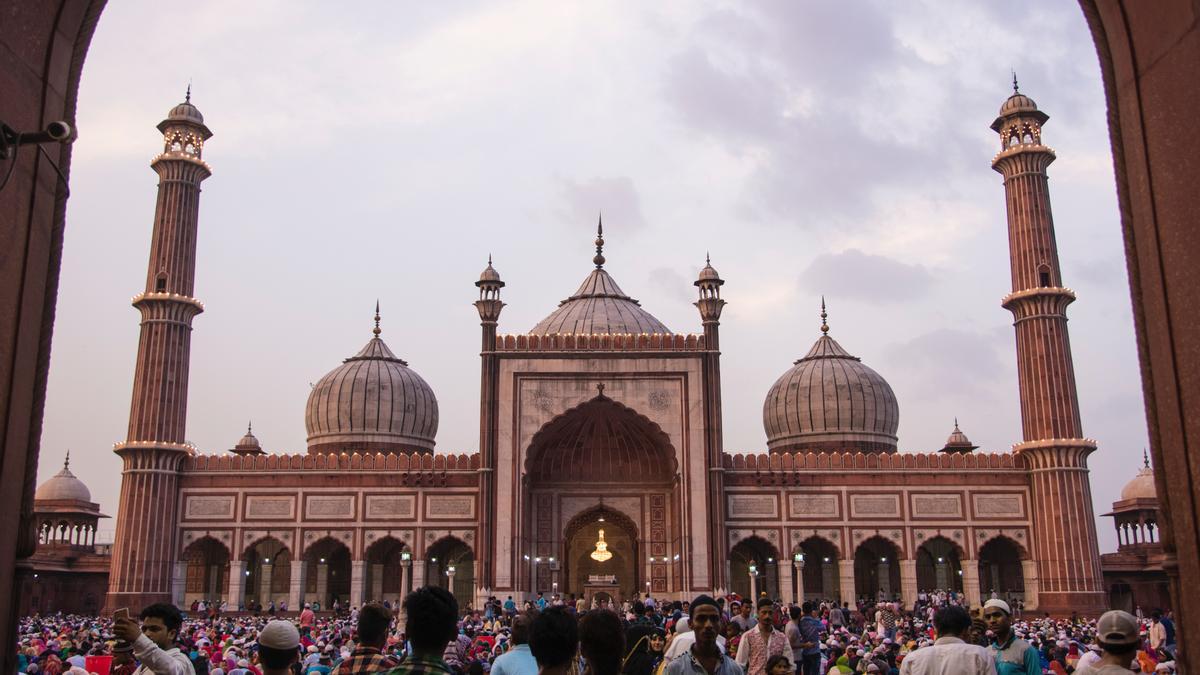 The Jama Masjid, el último monumento construido por el emperador Shah Jahan
