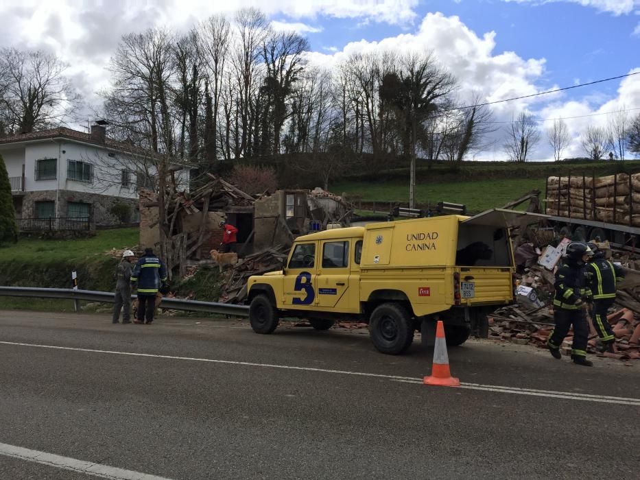 Muere un joven de 27 años arrollado por su propio camión en Piloña