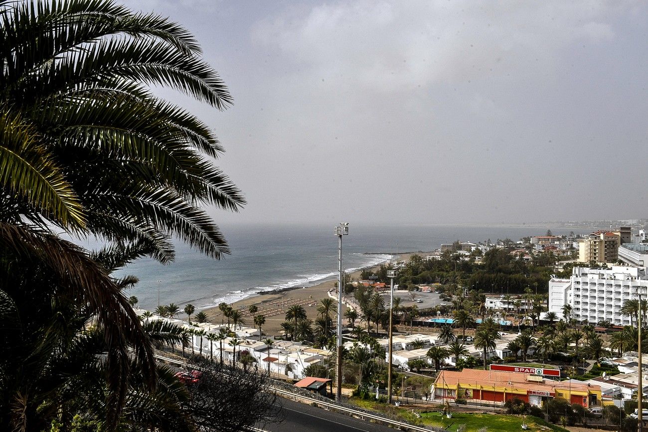 Calima en Las Palmas de Gran Canaria (17/03/2022)