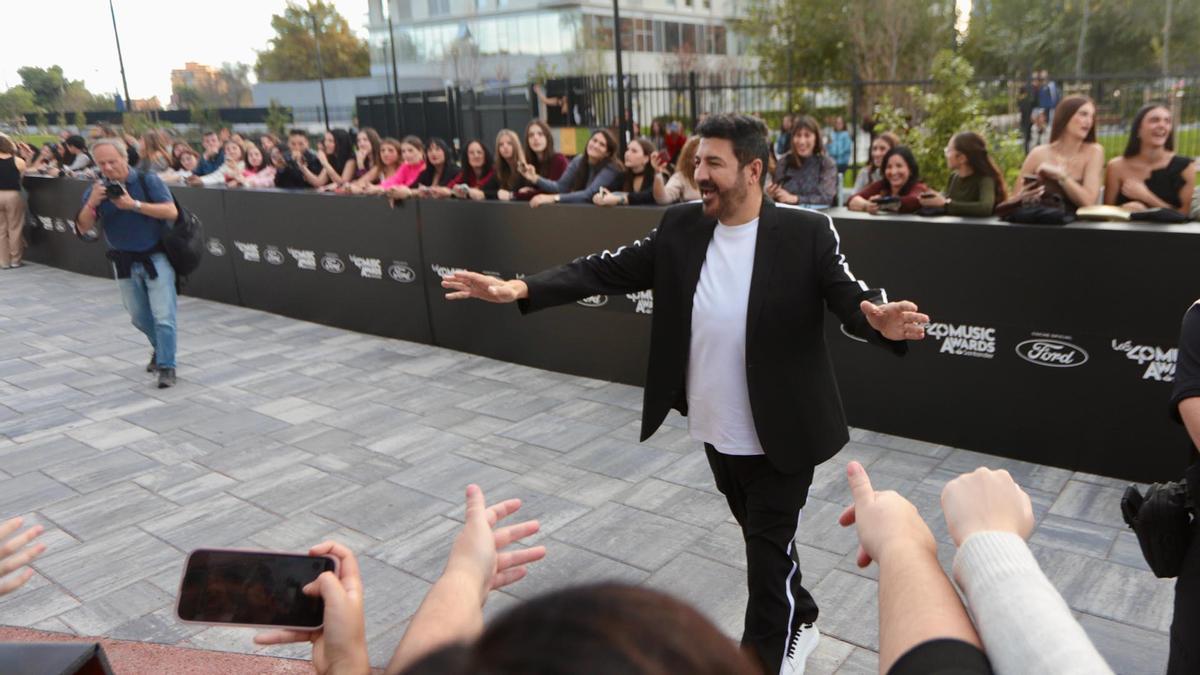 La alfombra roja de los 40 Music Awards en el Roig Arena de Valencia