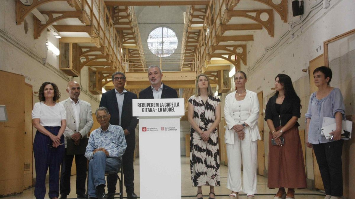 Descobertes les pintures murals de la capella Gitana a la presó Model de Barcelona