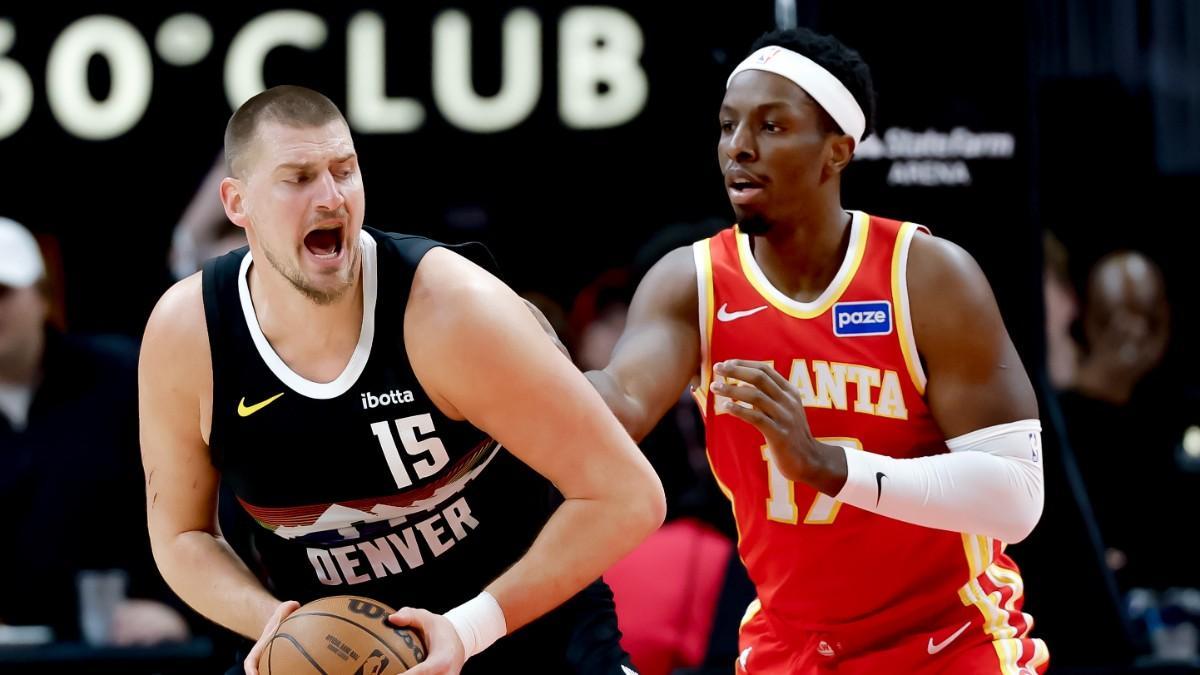 Nikola Jokic, en un partido con los Nuggets