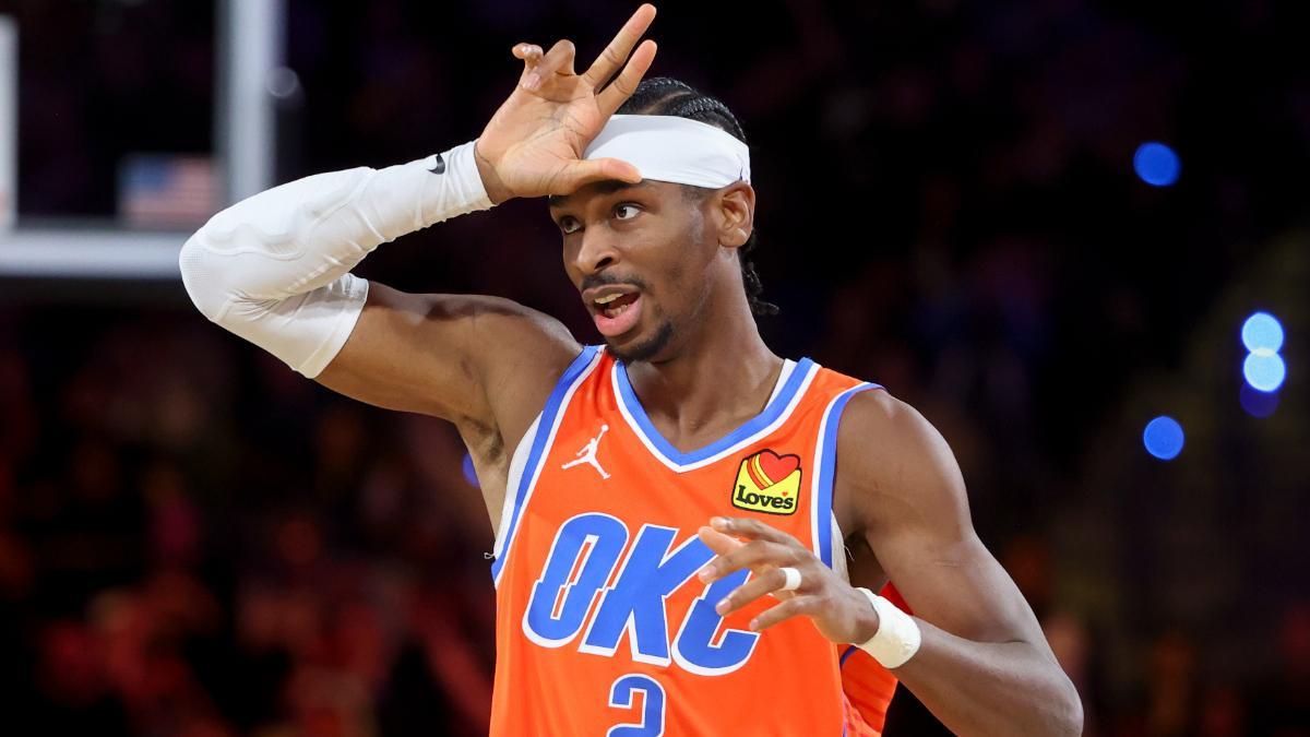 Shai Gilgeous-Alexander celebra el pase a la final de la NBA Cup