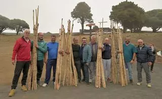 Los pastores de La Bajada reciben 150 astas artesanales