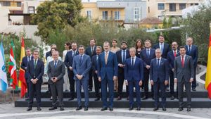 Foto de familia de la Conferencia de Presidentes celebrada en  Palma en marzo de 2022.