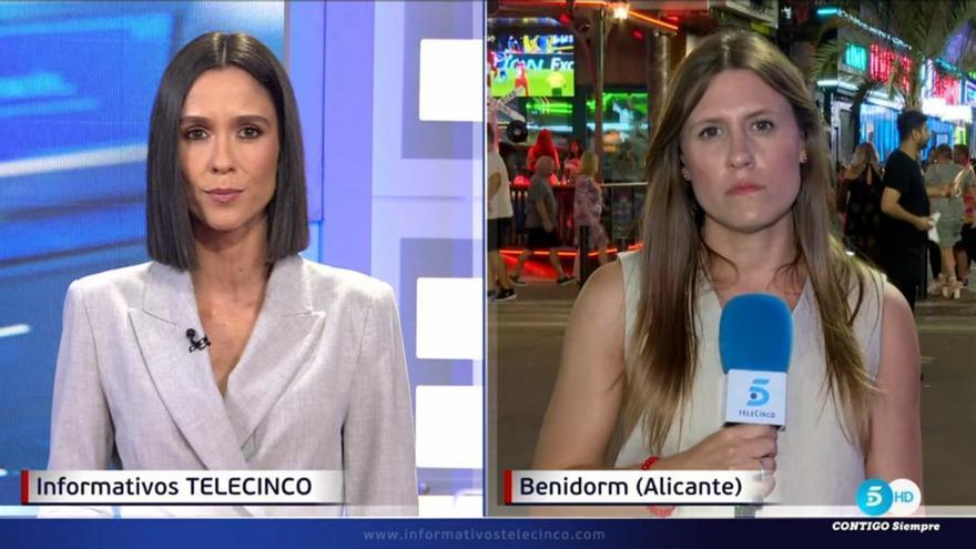 Informativos Telecinco corta un directo por el acoso de dos individuos a una reportera