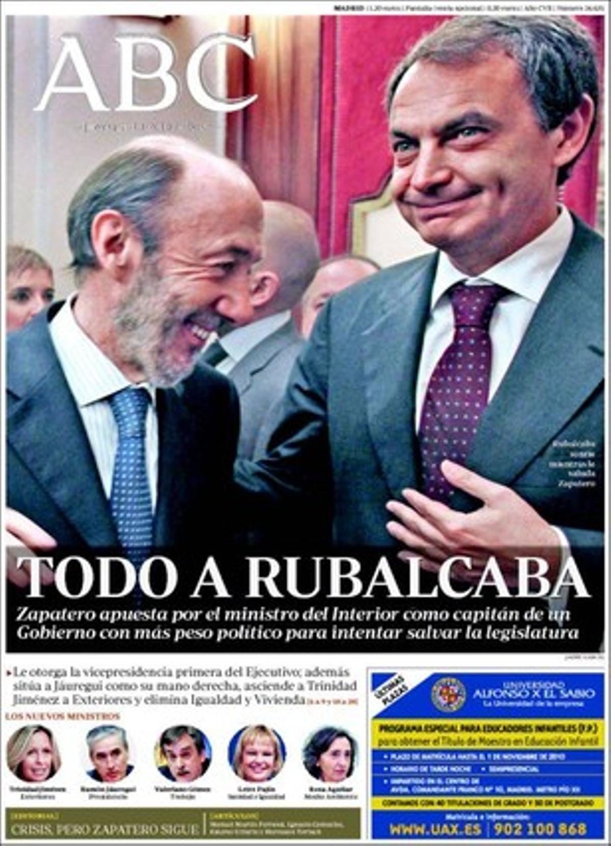 ’Abc’ realça a les pàgines interiors que si les execucions hipotecàries baten rècords, les famílies segueixen engreixant el seu deute: un 1,34% més en el segon trimestre d’aquest 2010.