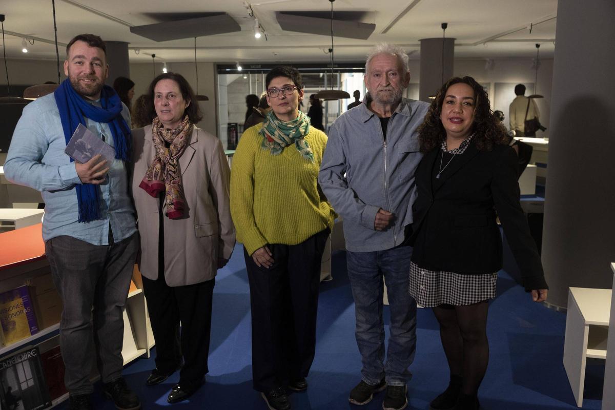 Lorenzo Sandoval, Pilar Tebar, Nuria Enguita, Llorenç Barber y  Monserrat Palacios