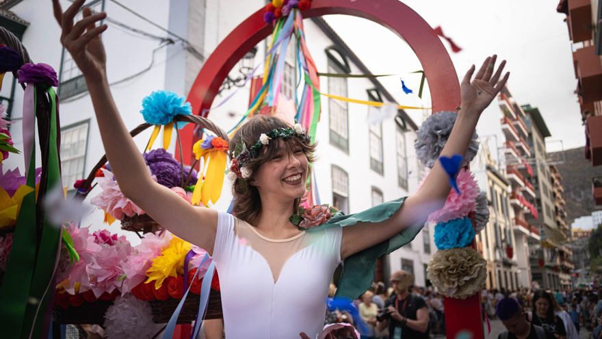 Batalla de flores de la Bajada de La Palma