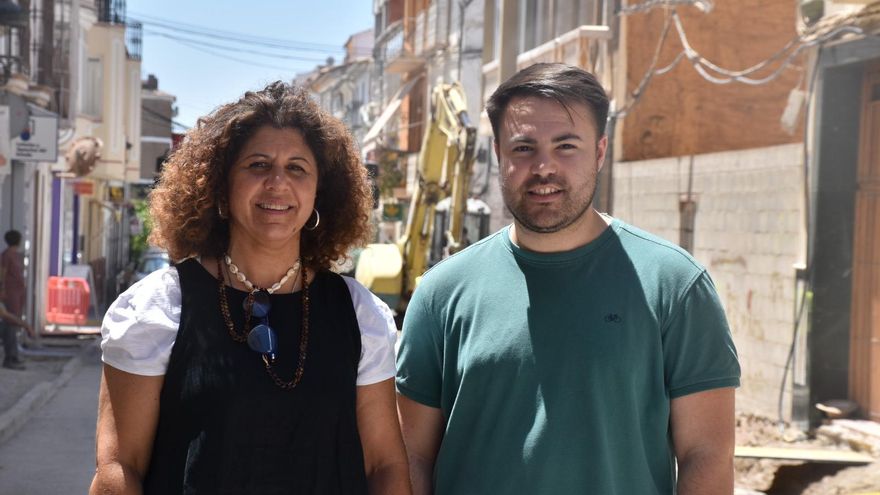 Comienzan  las obras de mejora en el Paseo de Reina Sofía y Marrón de Benamejí