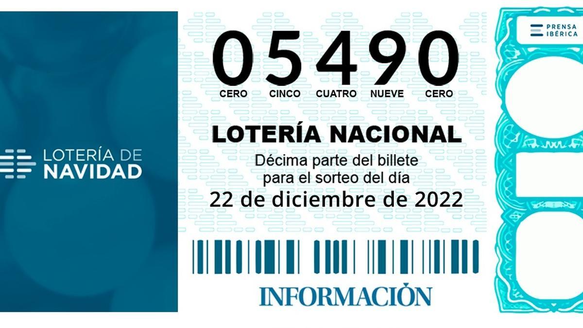 Gordo Navidad Alicante 2022: El "Gordo" de la Lotería de Navidad cae en  Torrevieja y Jávea: 05490