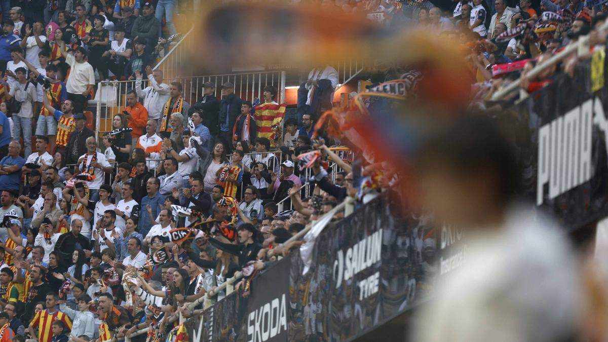 La afición del Valencia CF