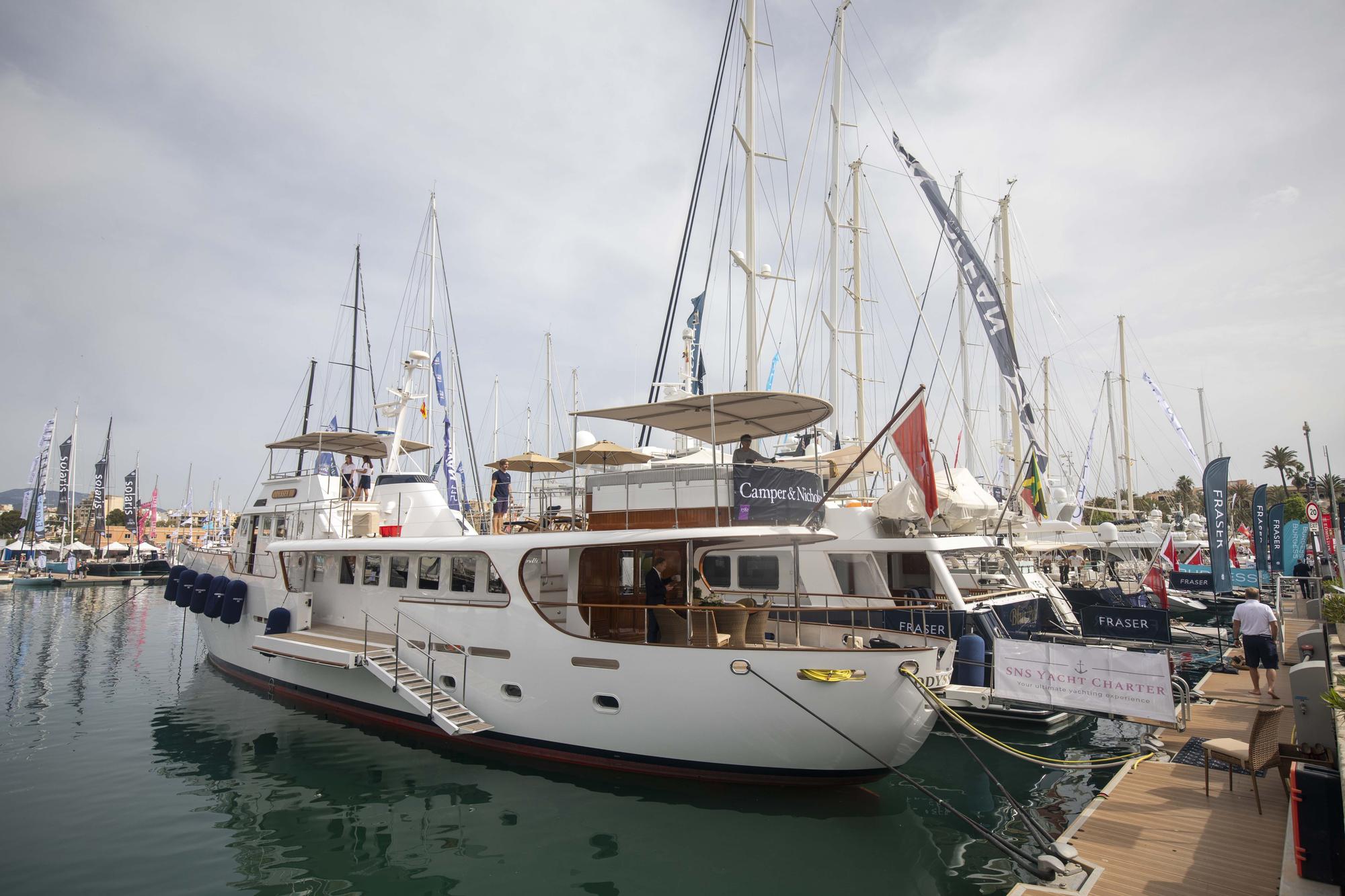 Las imágenes de la Palma International Boat Show, abierta hasta el domingo en el Moll Vell