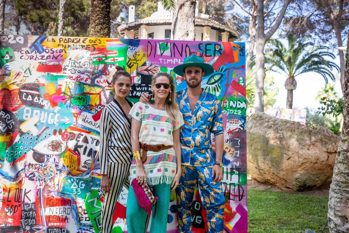 La actriz Macarena Gómez y su marido el pintor Aldo Comas, una pareja con mucho arte