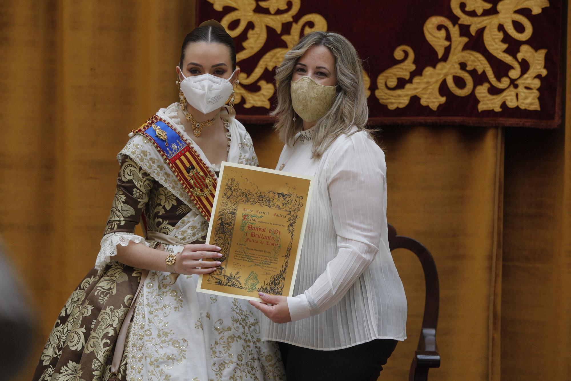 Tres tandas de "brillants" en las fallas de Malvarrosa-Cabanyal-Beteró