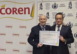 Manuel Gómez-Franqueira, insignia de oro del Colegio de Ingenieros Técnicos Industriales