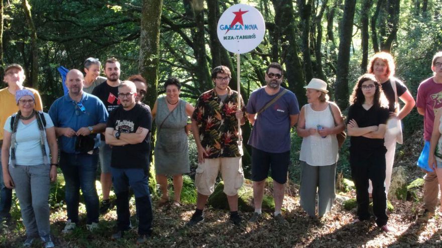 BNG y Galiza Nova protagonizaron una caminata en Silleda